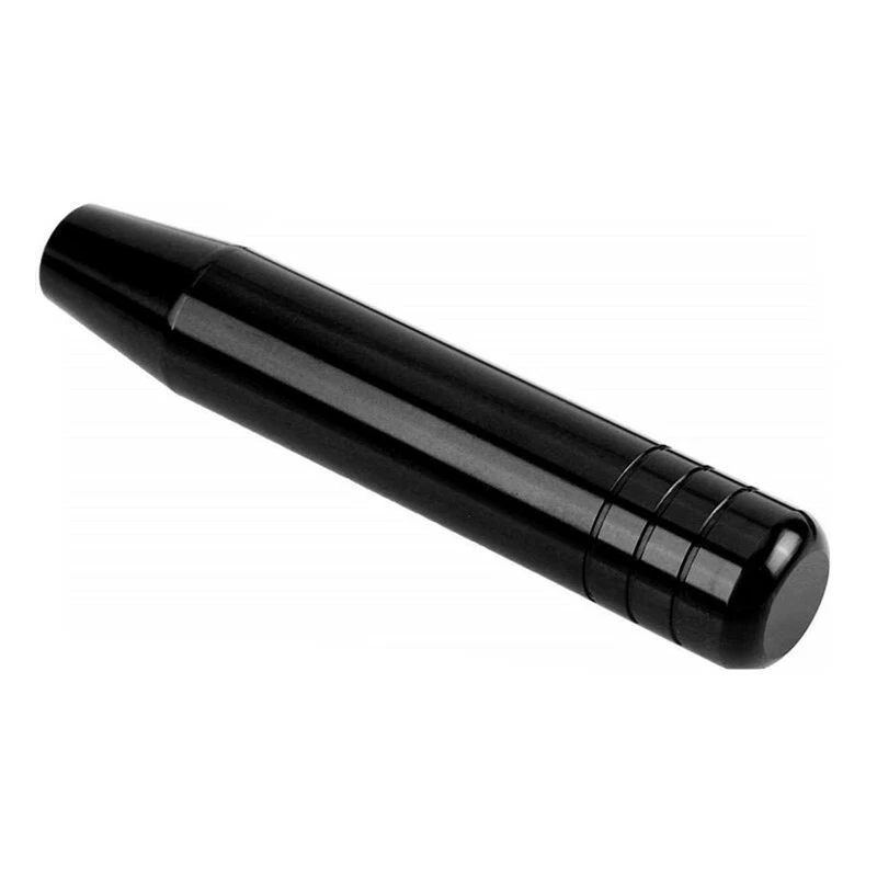 Perilla de engranaje deportiva de metal universal para automóvil manual palanca de cambios automática negra Foto 4 de 4