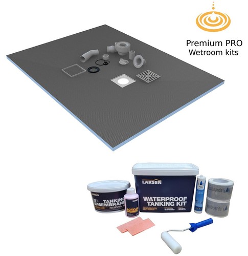 Wet Room Tray System, Tile on Shower tray complete with, Larsen tanking ...