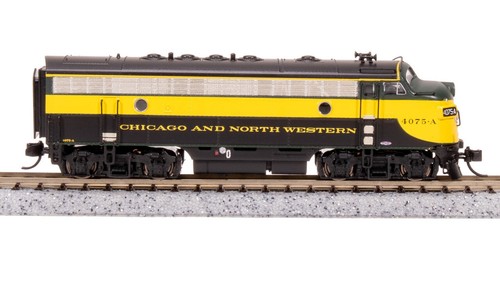 Locomotora diésel Broadway Limited 7768 escala N CNW EMD F7A como entregada #4075C | Zustand: New