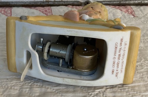 Vintage Gorham Happy Adventure Music Box “When You Wish Soon A Star” Rocks 1984 - Picture 11 of 12