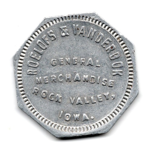 ROELOFS & VANDERBOK • GOOD FOR 10¢ IN TRADE • ROCK VALLEY, IA. • TC-43606