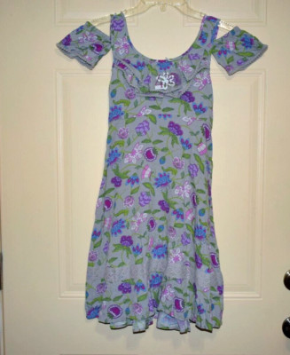 Matilda Jane EVER AND EVER Floral Cold Shoulder Dress Girls Sz 12 NWT