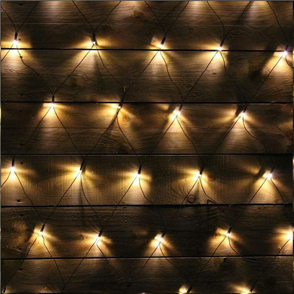 Coffre-Fort Voltage 120LED Filet Fairy Lumières 1.5x 2m pour Noël Mariage - Photo 2/4