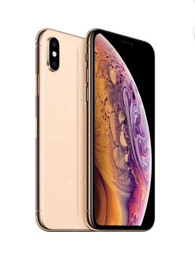 Apple iPhone XS Max 6.5" 64GB Fully Unlocked GOLD 3D897LL/A