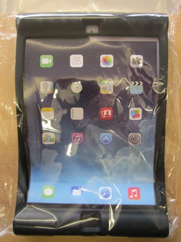 Black Kids/Toddler Shockproof Rubber Side Grip Skin Case for iPad Air 2 - 第 1/4 張圖片