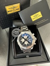 Men’s Stainless Breitling Super Avenger II 48mm Chronograph Watch In Box 2