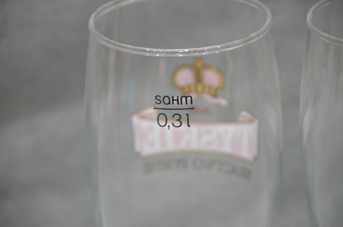 2x Tyskie Bractwo Piwne Poland Beer Glass 38cl 13½oz (30cl To Line) Brand New - 第 4/8 張圖片