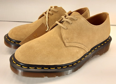 Doc Dr. Martens 1461 Oxford CF Stead Leather Suede Made In  display picture 2