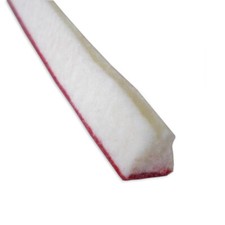 Grand Piano Damper Felt Triple Note Dampers Backed With Scarlet Felt 27.5" Strip
