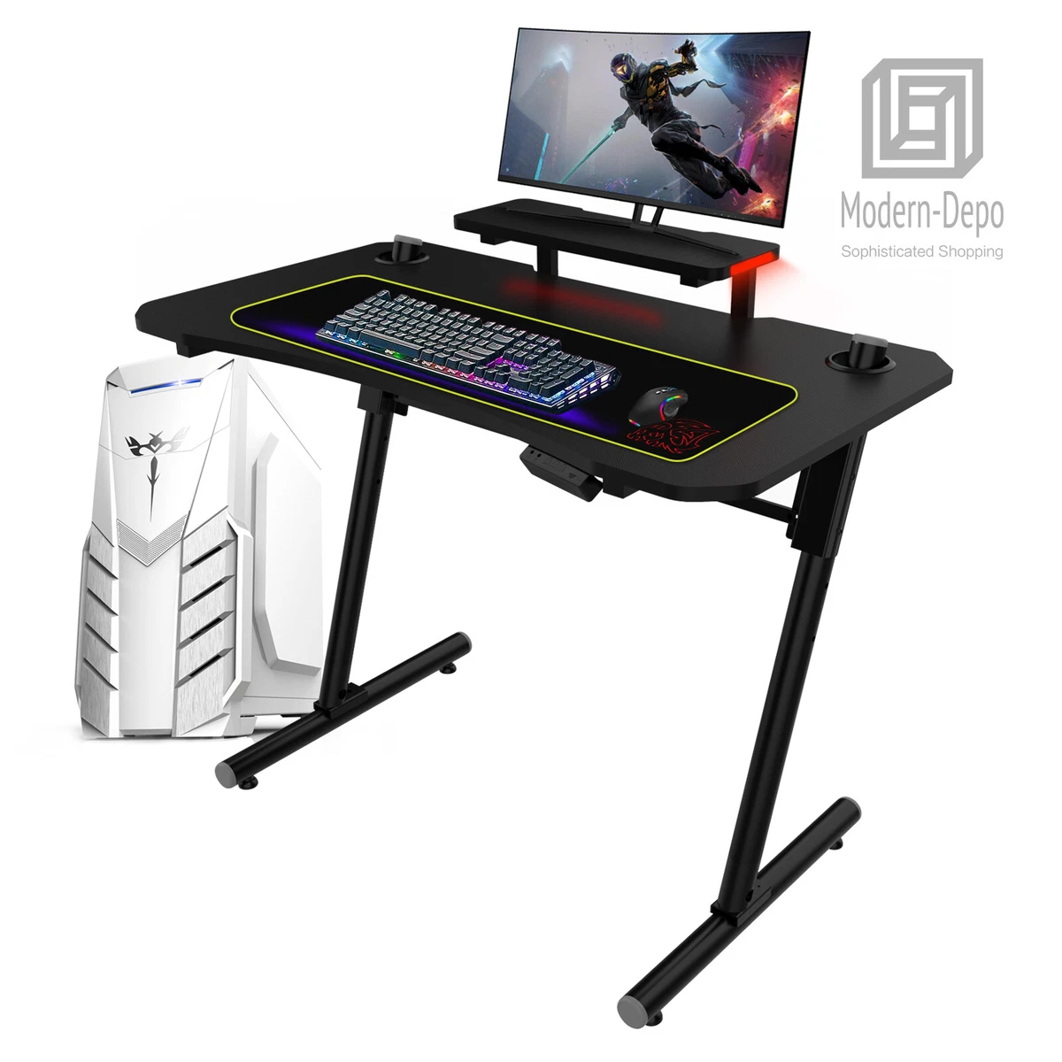 41 inch computer desk outlet