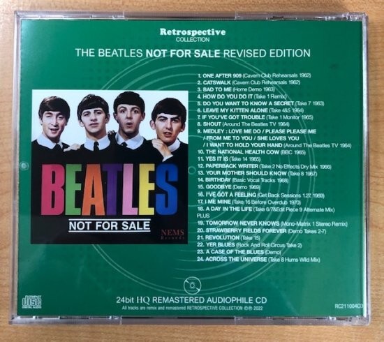 ビートルズ！！！ 未発表音源 NOT FOR SALE ビートルズ！！！ 未発表音源 NOT FOR SALE THE BEATLES / NOT