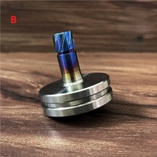 Titanium Spinning Top Premium Desktop Toy EDC Gyroscope Gift for Adults Kids
