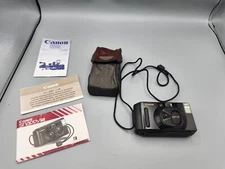 Canon Snappy-S  Point N Shoot, 35mm Film Camera and case. Works