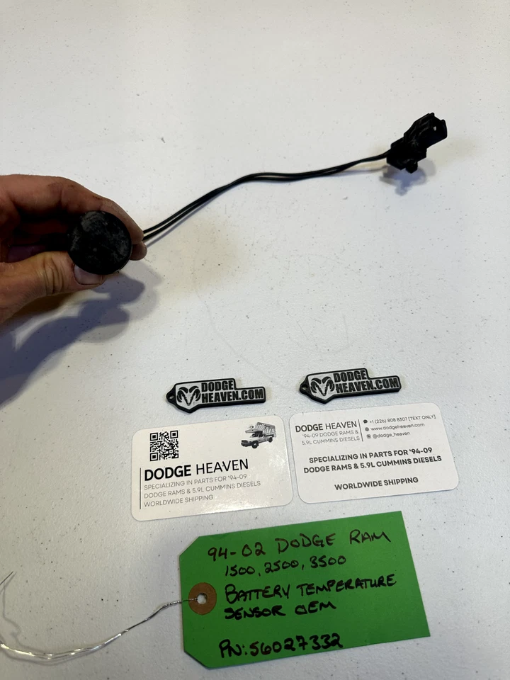 Dodge Ram 1500 2500 3500 1994-2002 OEM sensor de temperatura de batería 56027332 Foto 2 de 4