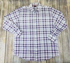 Buffalo David Bitton Button Up Shirt Mens Size L Long Sleeve Plaid Slim Casual