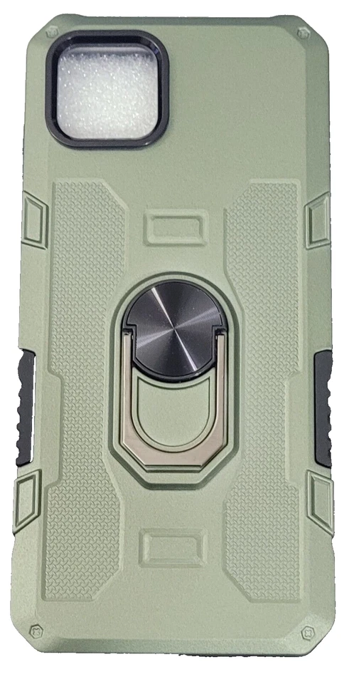 Lote de 5 fundas híbridas blindadas con soporte de anillo magnético para Samsung Galaxy A04 5G Foto 3 de 4