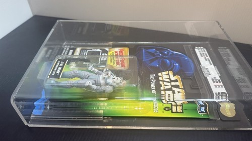 1998 STAR WARS POTF2 Freeze Frame AT-AT Driver AFA 90 Graded MOC NEW - Picture 14 of 14