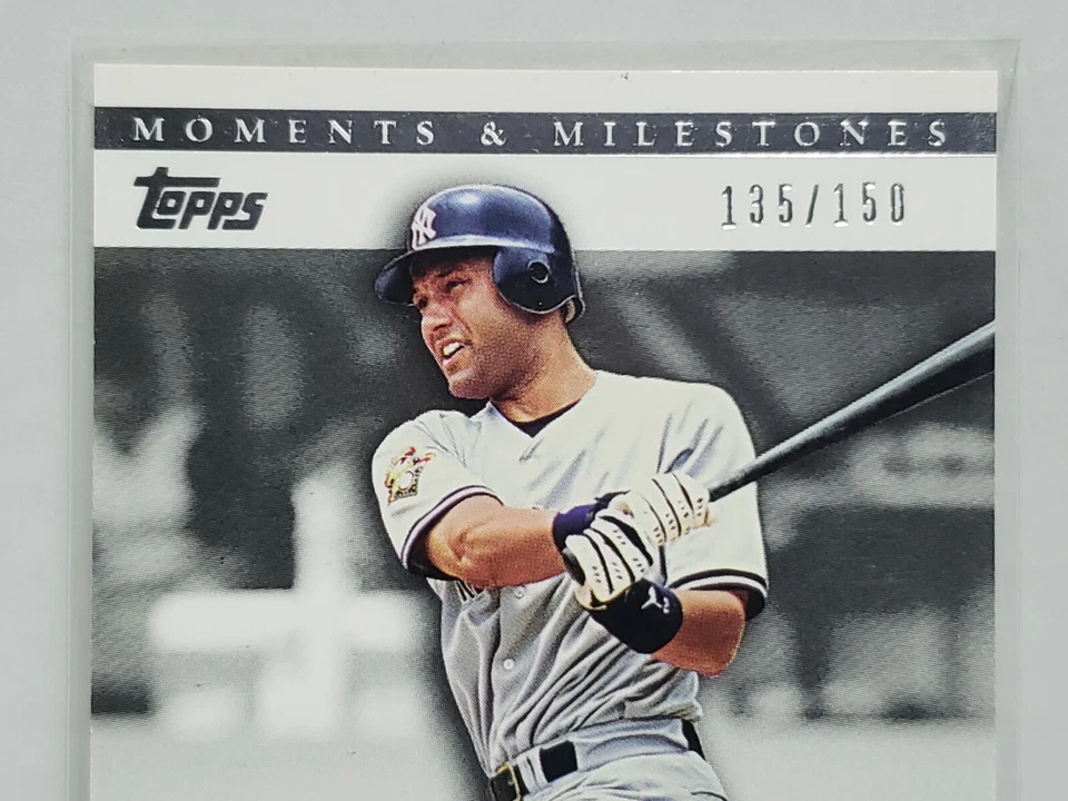 DEREK JETER - New York Yankees - 2007 Topps Moments & Milestones Card 83 135/150 - Image 3 of 4