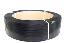 PAC Strapping 48H.50.2172 1/2" Heavy Duty Hand Grade Black Polypropylene Strappi