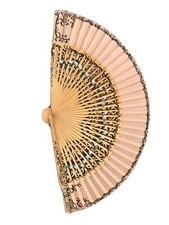 Wooden Folding Fan Floral Vintage Wooden Fan Handheld Folding Fans Home Decor