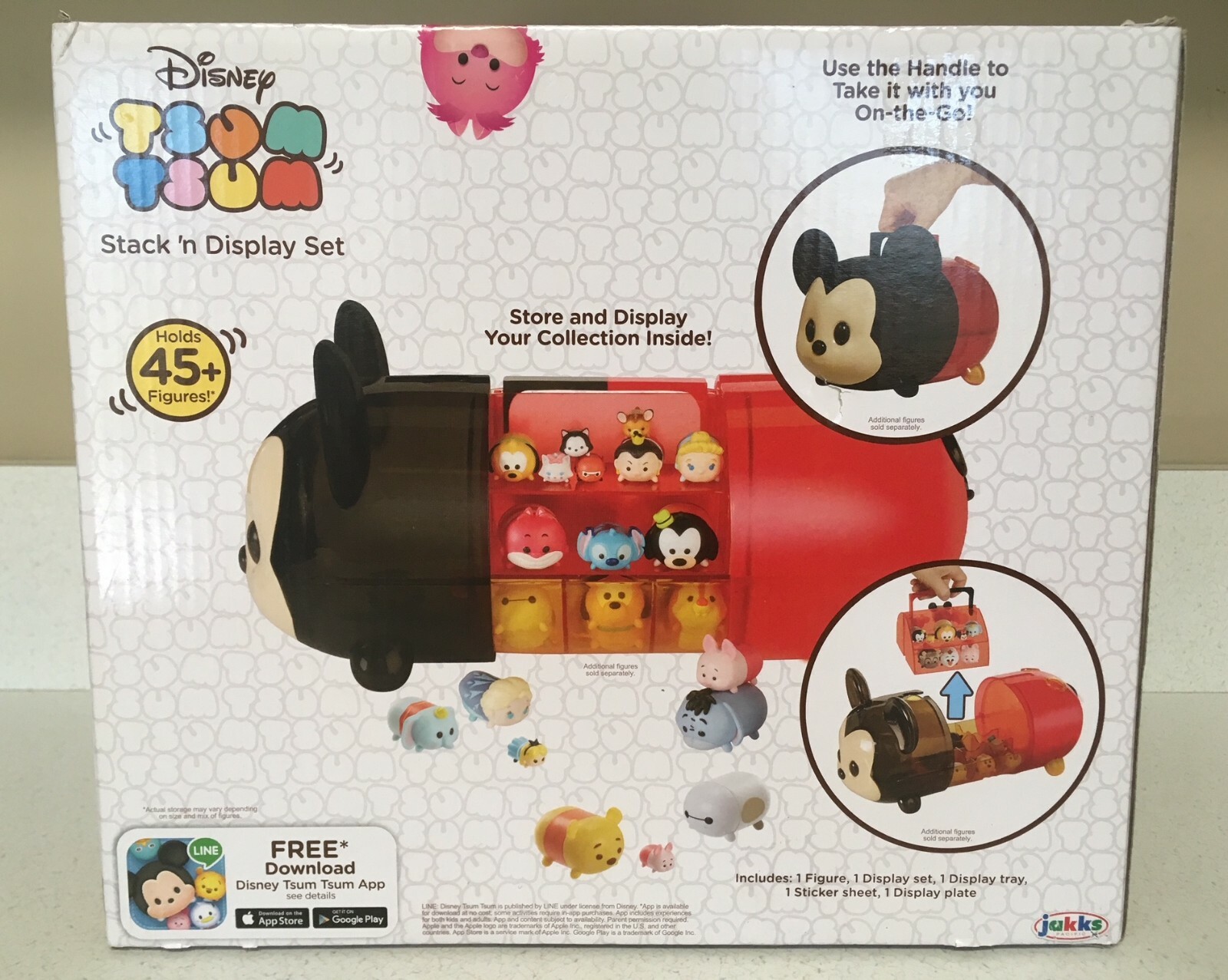 Disney Tsum Tsum Mickey Mouse Stack 'N Display Set w/ Exclusive Gold ...