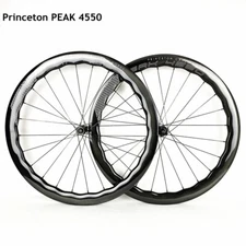 700C Road Bike Carbon Wheelset 45 50mm Deep 28mm Wide Tubular Tubeless Clincher