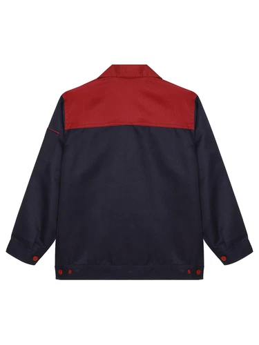 Women Men Long Sleeve Work Coat Pocket Shirts Workshop Mechanic Uniform Workwear - Bild 5 von 104