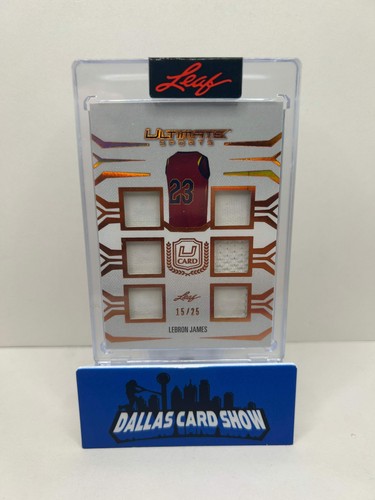 LEBRON JAMES 2024 Leaf Ultimate Sports #TUC-14 Holo Bronze Game Used Patch /25