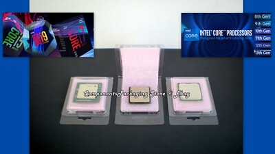 Intel LGA1151 9th Gen CPU Clam Shell Case i9 i7 i5 i3 - Lot of 10 25 40 80 250