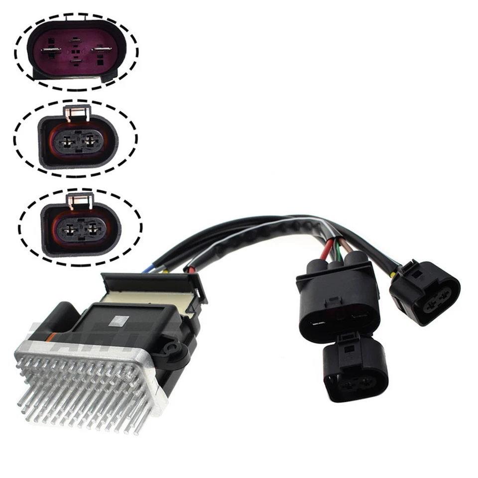 New Engine Cooling Fan Control Module For Audi 2009-2016 A4 A6 Q3 Q5 8K0959501C - Image 3 of 4