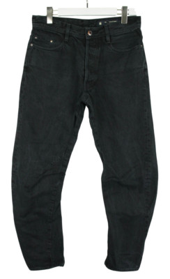 G-Star Arc 3D Premium Italian Fabric Mens Jeans W32 L29 Washed Black Button