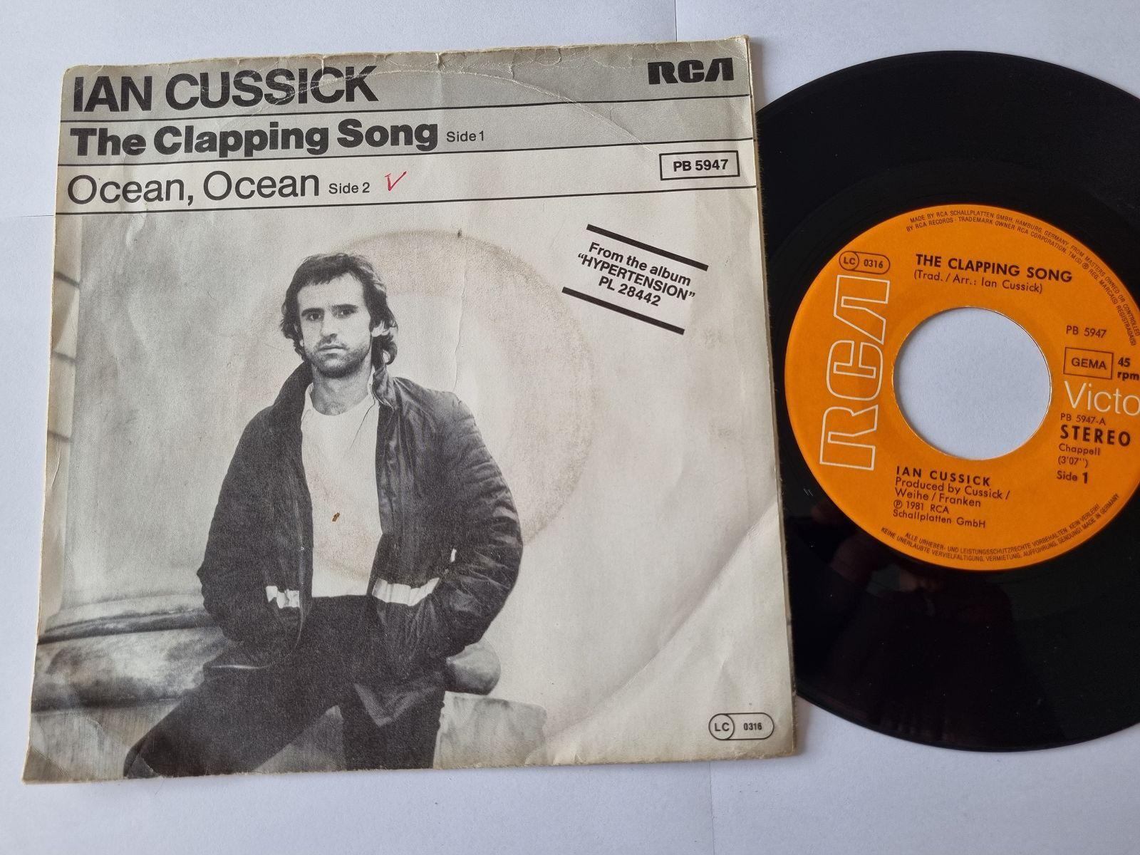 7"" Single Ian Cussick - The clapping song Vinyl Germany