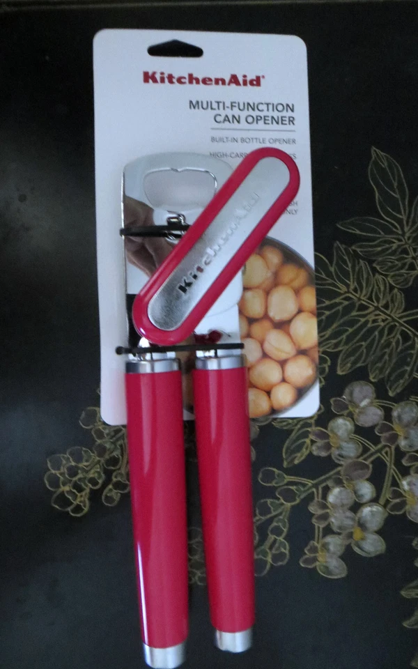 CUISINE AID гибискус ярко розовый консервный нож Muti функция KE199OHHIA новый! - Изображение 2 из 2