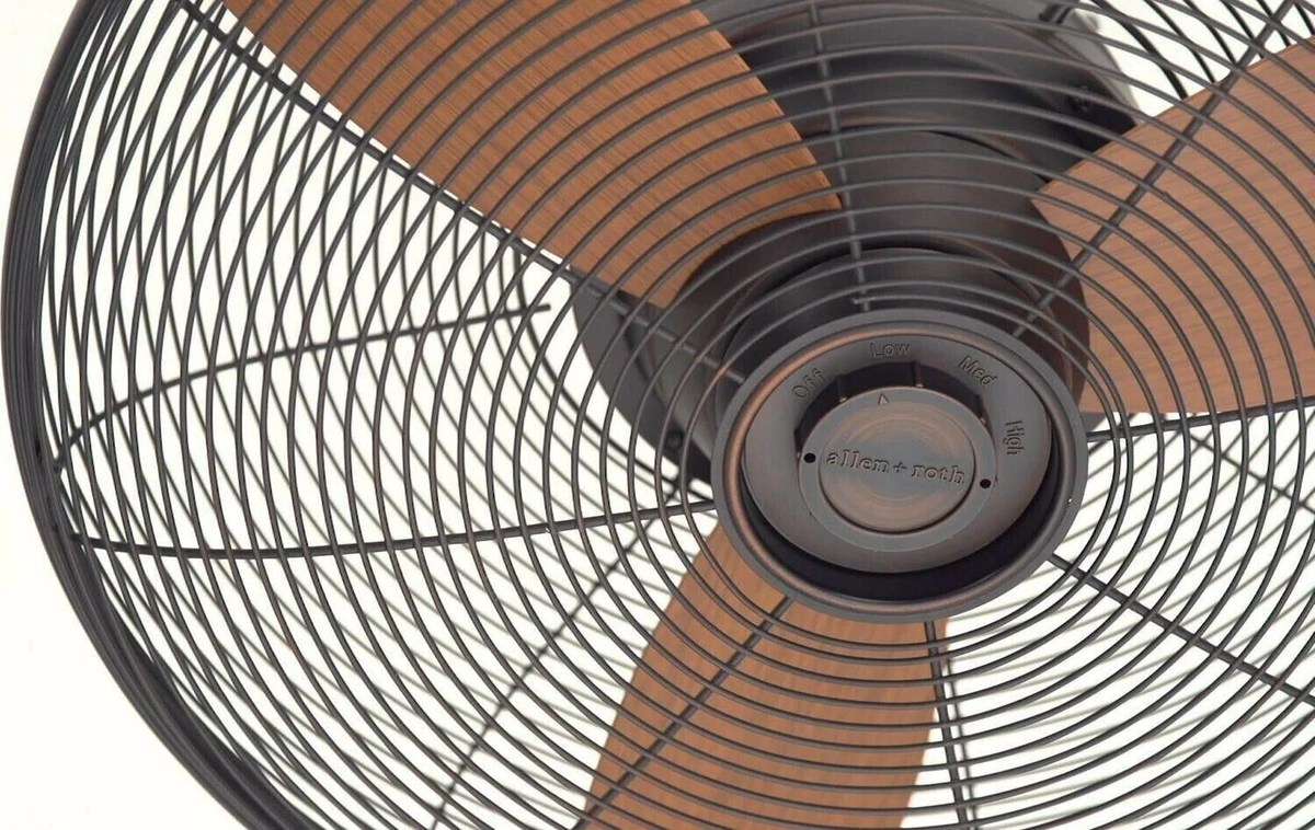 Allen Roth Valdosta 20 In Oil Rubbed Bronze Outdoor Ceiling Fan