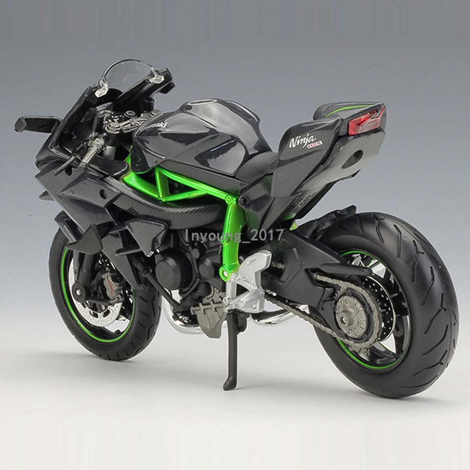 1/12 2015 Kawasaki Ninja H2R modelo de motocicleta diecast motocicleta vehículo de juguete Foto 4 de 4