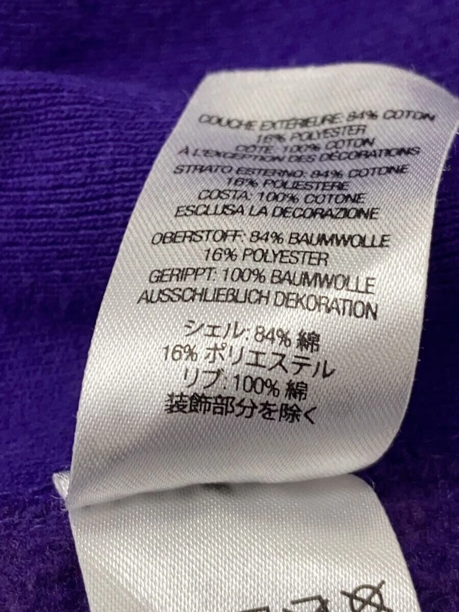 Felpa Supreme con cappuccio rialzata stile manuale XL cotone viola usata