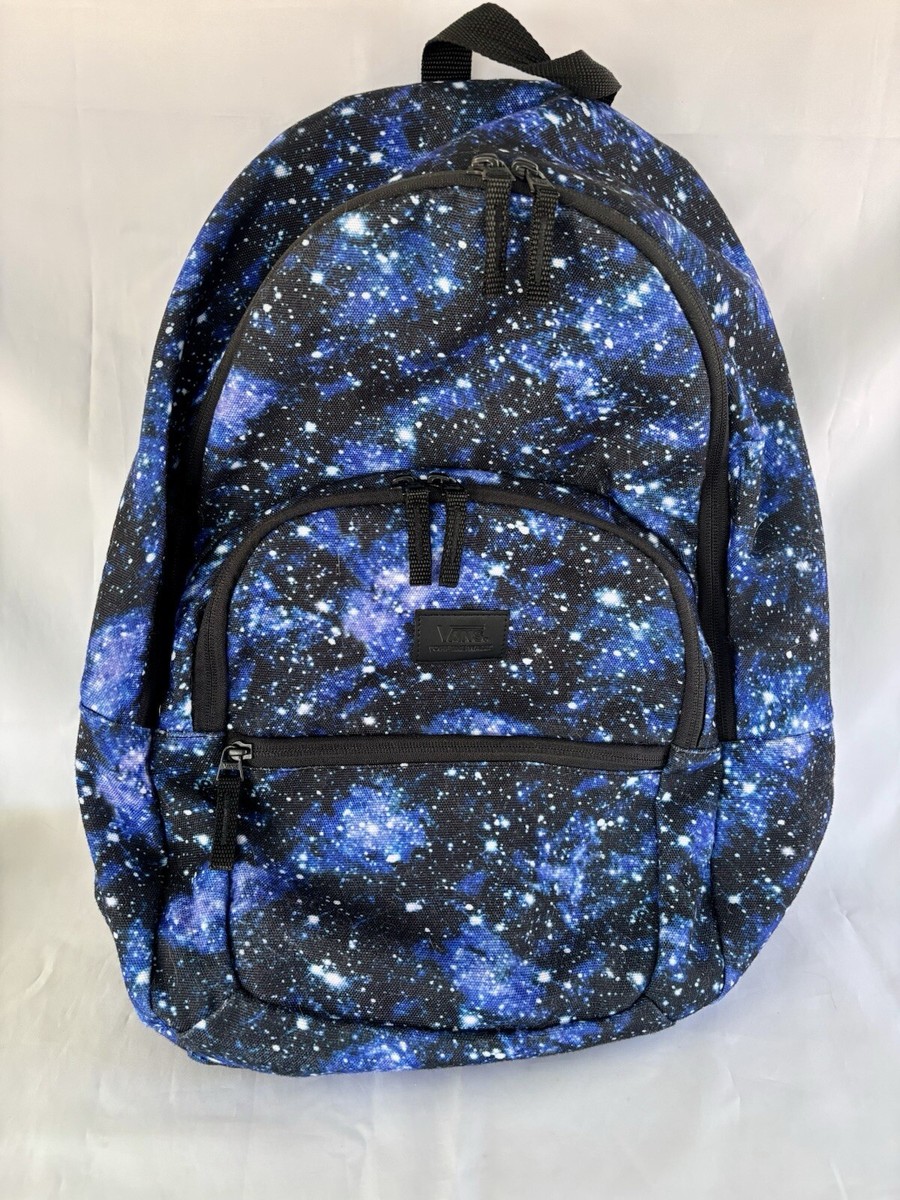 Vans Backpack Galaxy Blue Backpack Bag Space Cosmic