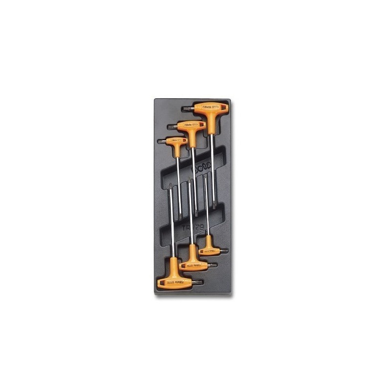 Assortimento 6 Utensili Beta T55 Termoformato Rigido Torx 97TTX