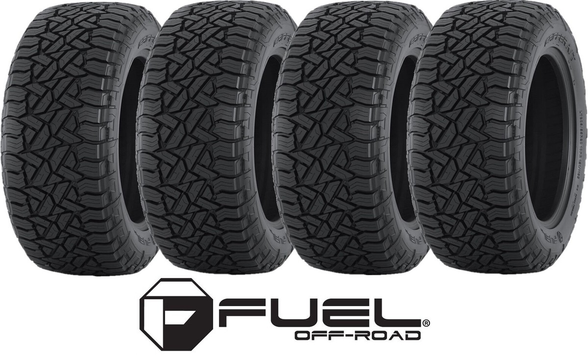 FUEL WHEELS RIMS TIRES 285 70 17 F150 F-150 GRIPPER A/T ALL