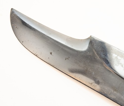 Rare VTG ROMO Italy Buffalo Skinner Large Bowie Hunting Fighting Knife & Sheath - Picture 5 of 17