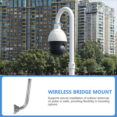 Wireless Bridge Bracket Mount Electronics Pole for outside Antenna Installation - 第 2/12 張圖片