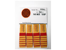 12 -  24 Sure Tip Boards 01-24 Bingo/Raffle/Jar Single Tickets 1-Fold USA