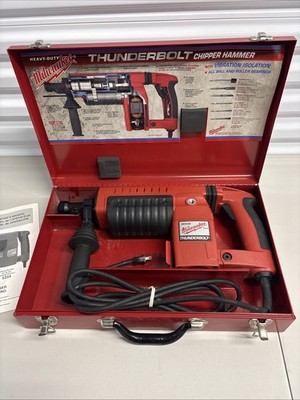 Milwaukee Thunderbolt Heavy Duty Chipper Hammer 5334 USA + Case - Brand New!!!
