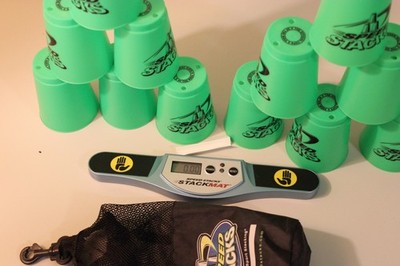 Speed Stacks Sport Stacking Cups w/  Storage Bag & Timer - New Battery