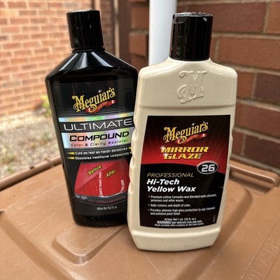 Meguiar's Ultimate Compound and Meguiars Mirror Glaze 