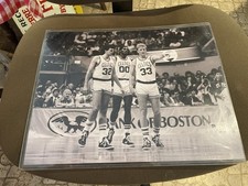 Vintage Boston Celtics Laminated Pic Kevin McHale, Robert Parish, Larry Bird