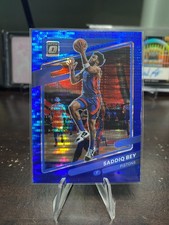 2021-22 Panini Donruss Optic - Saddiq Bey #126 Blue Velocity Prizm