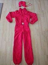 Skianzug 80er Rot A.Schlembach Gr. M/ L Herren inkl M&uuml;tze
