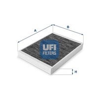 Ufi Filter, Innenraumluft 54.166.00 FüR CitroËN Peugeot