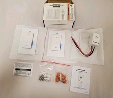 *2-Pack* DEWENWILS Wireless Remote Light Switch Kit 3 Way Wall Switch (HWLS21G)